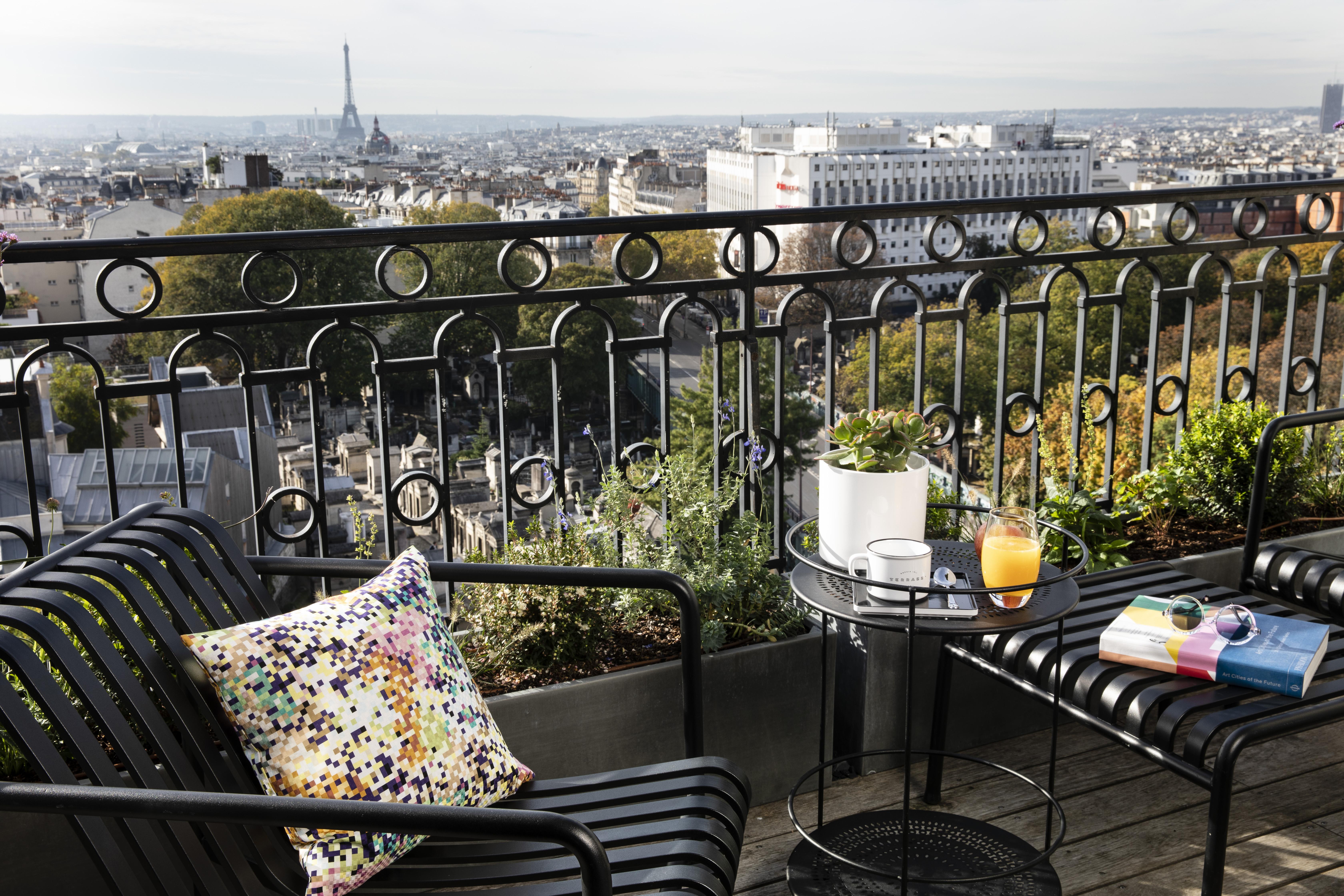 Terrass" Hotel Paris Eksteriør bilde